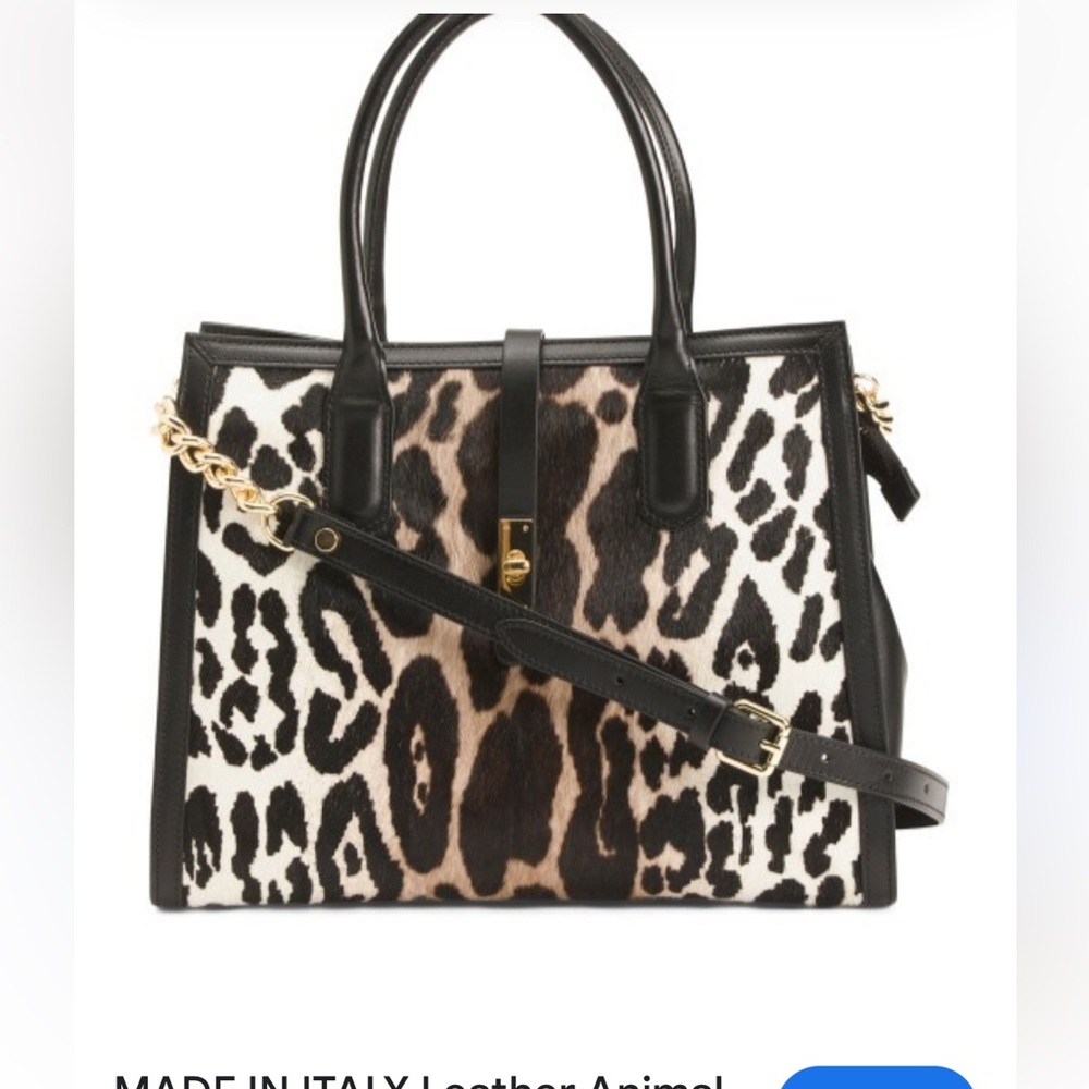 Cavalcanti animal print bag